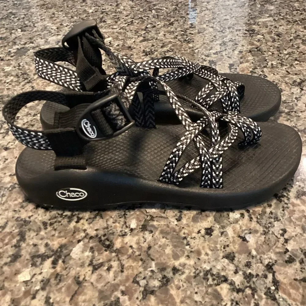 Women's Chaco ZX/2 sandal -‎ 8 - Black/gray/white